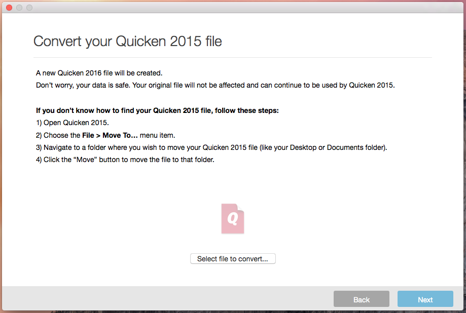 Support for quicken mac 2016 free